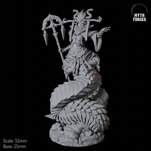 Shape-Shifting Yuan-ti Abomination Miniature A for D&D, Dungeons and Dragons, Pathfinder and many other tabletop games