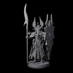 Steadfast Dark Elf Guard A Miniature for D&D, Dungeons and Dragons, Pathfinder and many other tabletop games