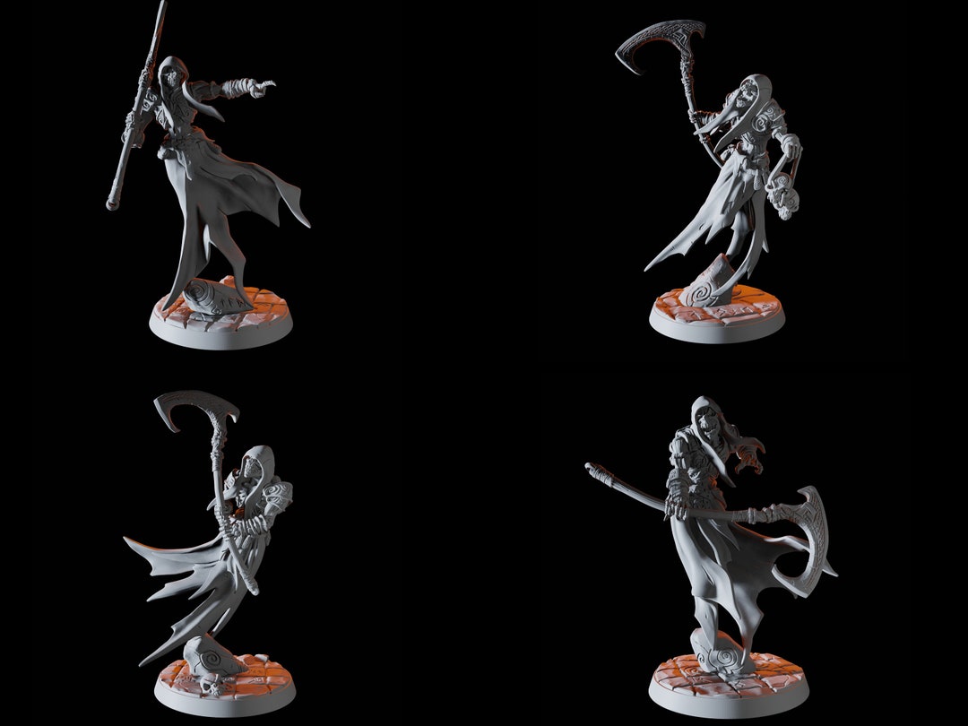 Four Floating Wraith Miniatures for D&D, Dungeons and Dragons ...
