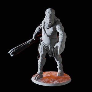 Lumbering Hill Giant Miniature for D&D, Dungeons and Dragons, Pathfinder and many other tabletop games