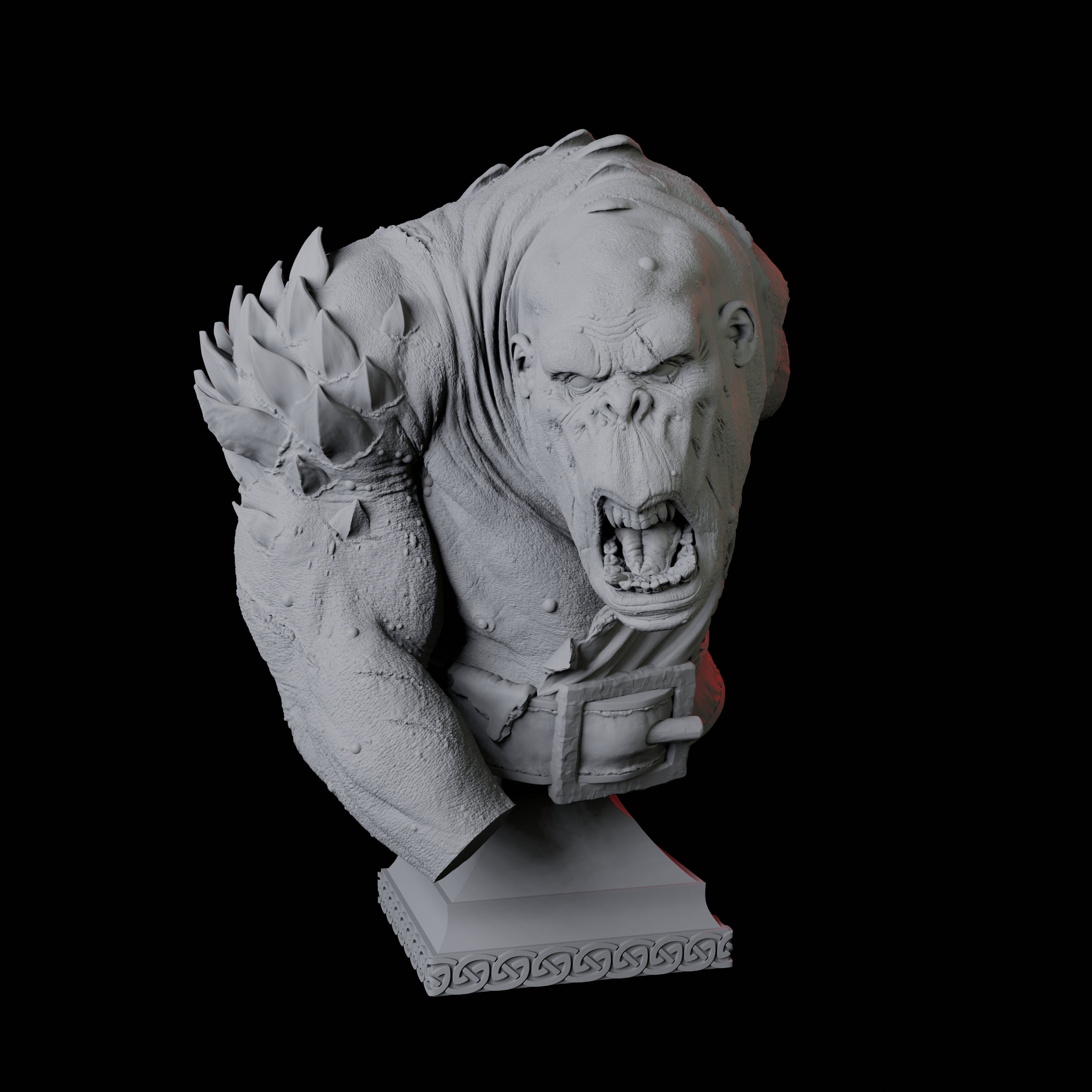 Ogre or Cave Troll Bust or Statue for Display - Etsy
