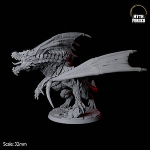 Chromatic Dragon Miniature B for D&D, Dungeons and Dragons, Pathfinder and many other tabletop games