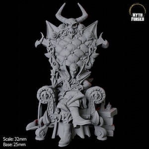 Lounging Vampire Miniature for D&D, Dungeons and Dragons, Pathfinder and many other tabletop games