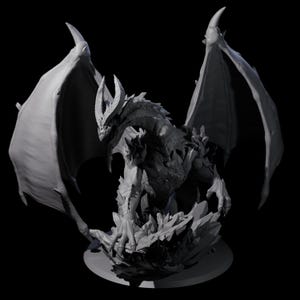 Intrigante Chromatic Dragon Miniatur für D&D, Dungeons and Dragons, Pathfinder und viele andere Tabletopspiele