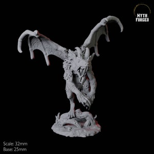 Demonic Rat Miniature D for D&D, Dungeons and Dragons, Pathfinder and many other tabletop games