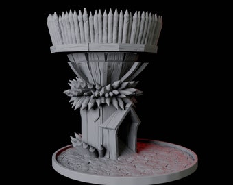 Wooden Tower Dice Tower for Dungeons and Dragons, Pathfinder or any TTRPG - or any game with dice!