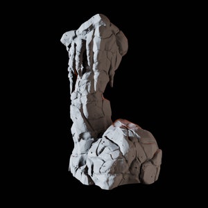 Rock Stalactites Cave Scatter Terrain Miniature for D&D, Dungeons and Dragons, Pathfinder and many other tabletop games