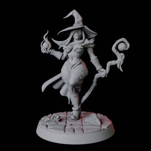 Seksowna figurka czarodziejki Pin Up do gier D&D, Dungeons and Dragons, Pathfinder i wielu innych gier planszowych