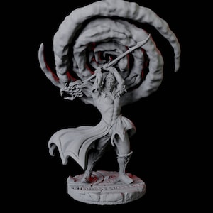 Elf Mage Adept Miniature B for D&D, Dungeons and Dragons, Pathfinder and many other tabletop games