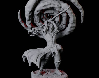 Elf Mage Adept Miniature B for D&D, Dungeons and Dragons, Pathfinder and many other tabletop games