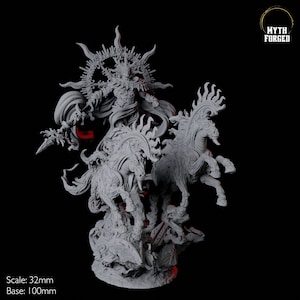 Ancient Celestial Sol Miniature for D&D, Dungeons and Dragons, Pathfinder and many other tabletop games