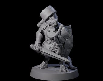 Miniatura Stupid Armoured Kobold B do gier D&D, Dungeons and Dragons, Pathfinder i wielu innych gier planszowych