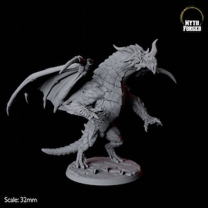 Chromatic Dragon Miniature D for D&D, Dungeons and Dragons, Pathfinder and many other tabletop games