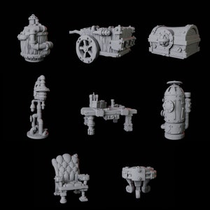 Wyposażenie laboratorium rzemieślniczego Miniatury terenu do D&D, Dungeons and Dragons, Pathfinder i wielu innych gier planszowych