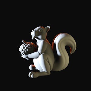 Miniature d'écureuil familier pour D&D, Dungeons and Dragons, Pathfinder et de nombreux autres jeux de société