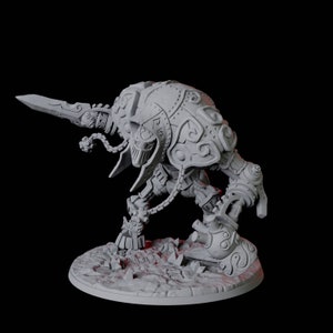 Warforged Armoured Golem Miniature for D&D, Dungeons and Dragons, Pathfinder and many other tabletop games
