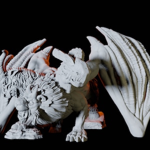 Chimera Miniature for D&D, Dungeons and Dragons, Pathfinder and many other tabletop games