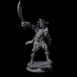 Falling Apart Pirate Skeleton Scallywag C Miniature for D&D, Dungeons and Dragons, Pathfinder and many other tabletop games