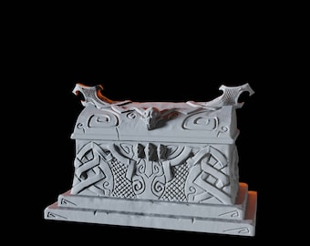 Coffin Scatter Terrain Miniature for D&D, Dungeons and Dragons, Pathfinder and many other tabletop games