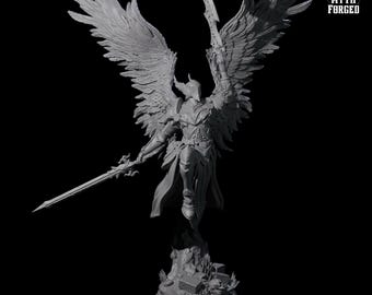 Majestic Solar Champion Miniature for D&D, Dungeons and Dragons, Pathfinder and many other tabletop games