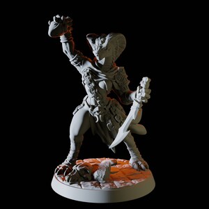 Yuan-ti Malison Miniature F for D&D, Dungeons and Dragons, Pathfinder and many other tabletop games