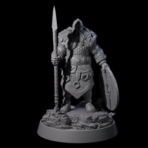Veteran Viking Warrior I Miniature for D&D, Dungeons and Dragons, Pathfinder and many other tabletop games