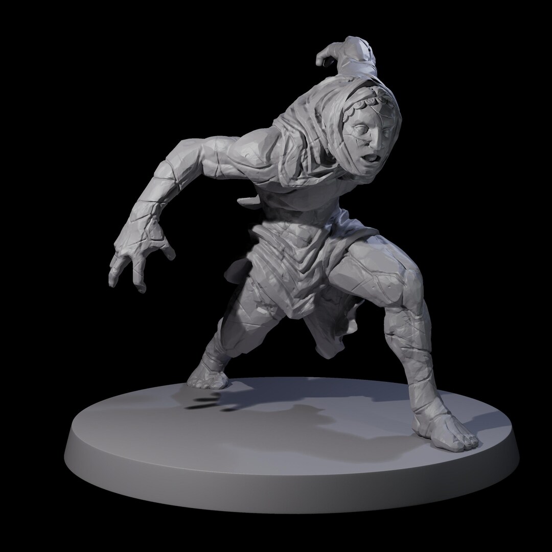Stony Animated Statue B Miniature for D&D, Dungeons and Dragons ...