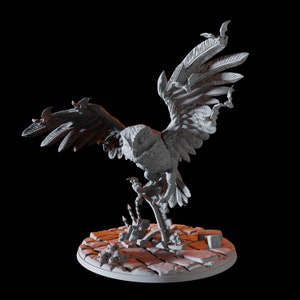 Giant Owl Miniature for D&D, Dungeons and Dragons, Pathfinder and many other tabletop games