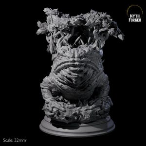 Resting Giant Toad or Froghemoth Miniature voor D&D, Dungeons and Dragons, Pathfinder en vele andere tafelspellen