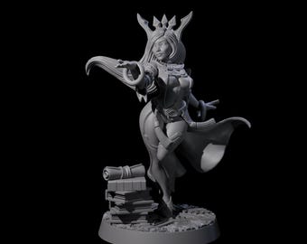 Miniatura de joven erudito para D&D, Dungeons and Dragons, Pathfinder y muchos otros juegos de mesa.