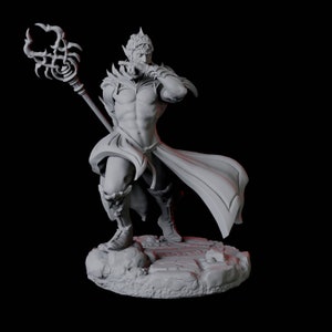 Elf Mage Adept Miniature A for D&D, Dungeons and Dragons, Pathfinder and many other tabletop games