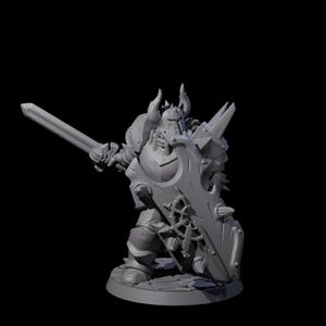 Knight of the Nine Hells Miniature for D&D, Dungeons and Dragons, Pathfinder and many other tabletop games
