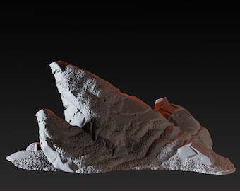 Ice Spikes Arctic Scatter Terrain Miniature for D&D, Dungeons and Dragons, Pathfinder and many other tabletop games