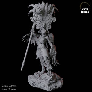 Lizardfolk Sundancer Miniature B for D&D, Dungeons and Dragons, Pathfinder and many other tabletop games