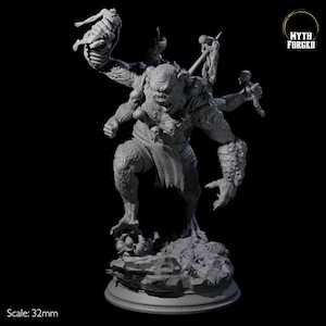 Raging Barlgura Miniature for D&D, Dungeons and Dragons, Pathfinder and many other tabletop games