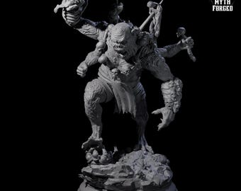 Raging Barlgura Miniature do gier D&D, Dungeons and Dragons, Pathfinder i wielu innych gier planszowych