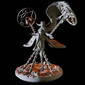 Blind Sorceress Devil Miniature for D&D, Dungeons and Dragons, Pathfinder and many other tabletop games