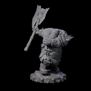 Savage Skullmarch Ogre M in miniatura per D&D, Dungeons and Dragons, Pathfinder e molti altri giochi da tavolo