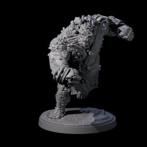 Rocky Ogre D Miniatura per D&D, Dungeons and Dragons, Pathfinder e molti altri giochi da tavolo