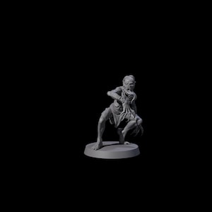 Screeching Ghoul B Miniature for D&D, Dungeons and Dragons, Pathfinder and many other tabletop games