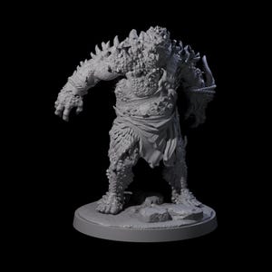 Rocky Ogre Una miniatura per D&D, Dungeons and Dragons, Pathfinder e molti altri giochi da tavolo