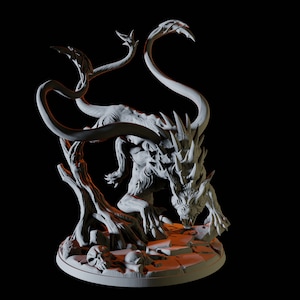 Displacer Beast Miniature for D&D, Dungeons and Dragons, Pathfinder and many other tabletop games