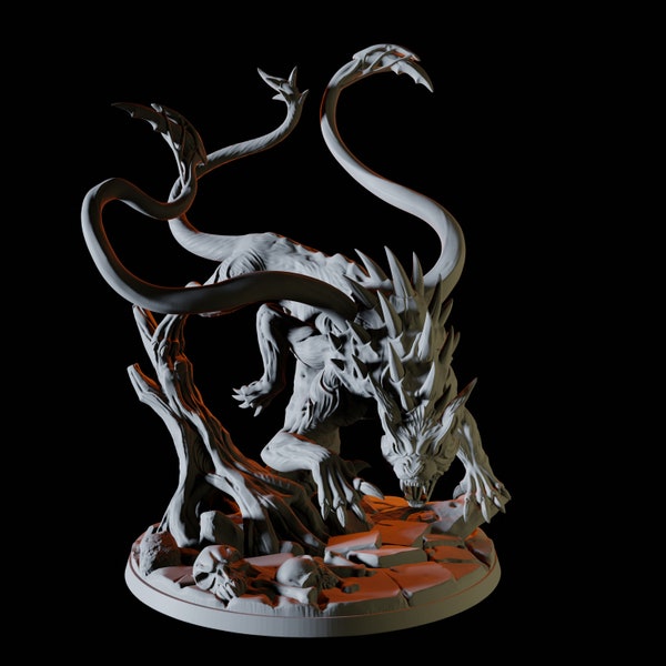 Displacer Beast Miniature for D&D, Dungeons and Dragons, Pathfinder and many other tabletop games