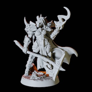 Demonic Spell Caster Wizard Mage Miniatures for D&D, Dungeons and Dragons, Pathfinder and many other tabletop games