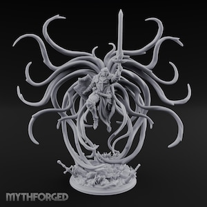 Exploding With Power Angel Miniature für D&D, Dungeons and Dragons, Pathfinder und andere TTRPGs