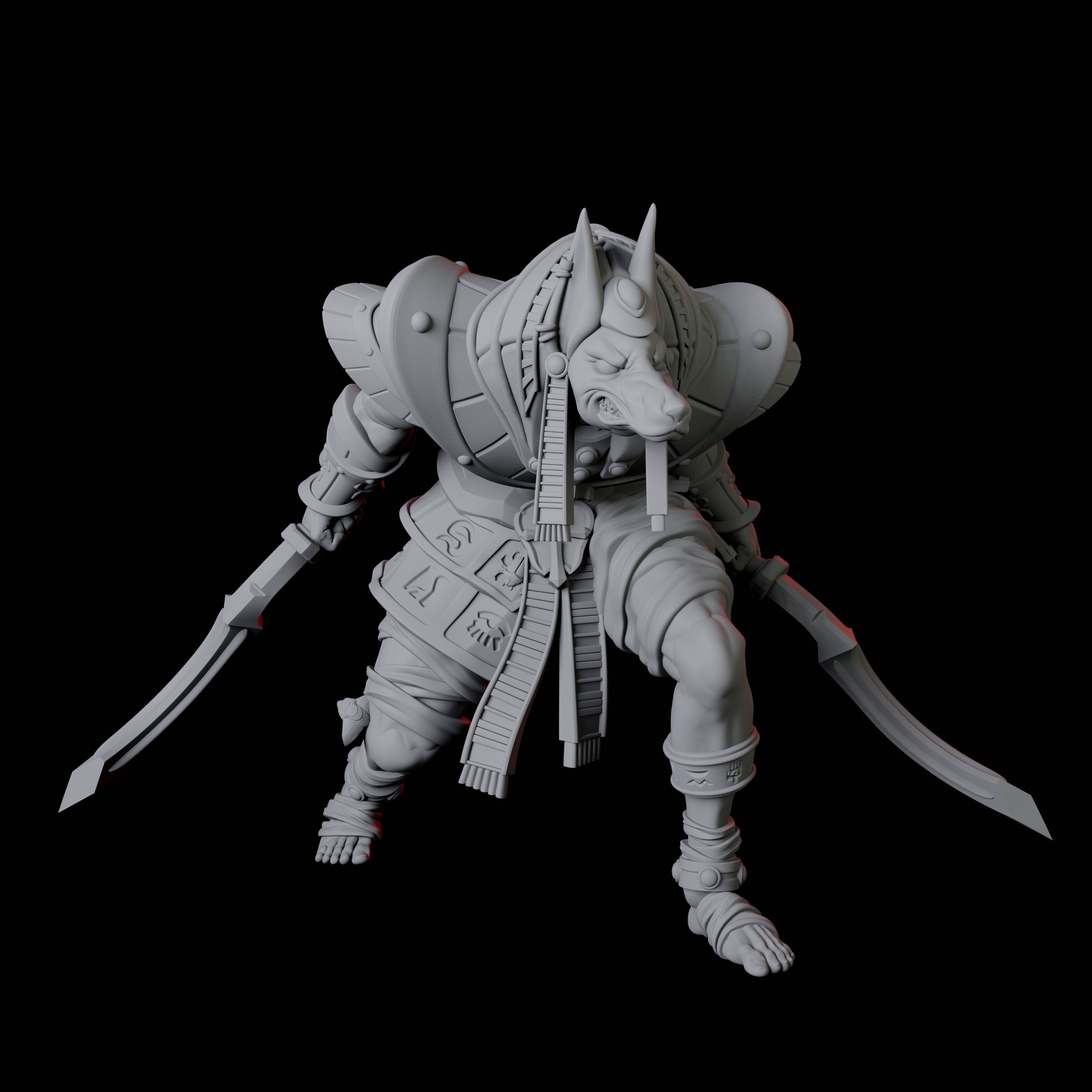 Anubis Egyptian God Jackal Miniature B for D&D, Dungeons and Dragons ...