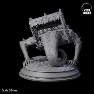 Stalking Treasure Mimic Miniature for D&D, Dungeons and Dragons, Pathfinder and many other tabletop games