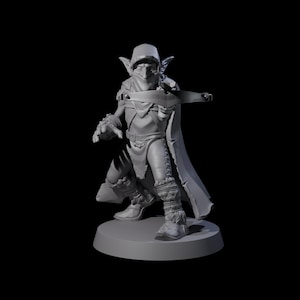Cloaked Goblin Assassin C Miniature for D&D, Dungeons and Dragons, Pathfinder and many other tabletop games