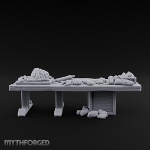 Bountiful Baker's Prep Table 3D-printad terräng för D&D, Dungeons and Dragons, Pathfinder och bordsspel