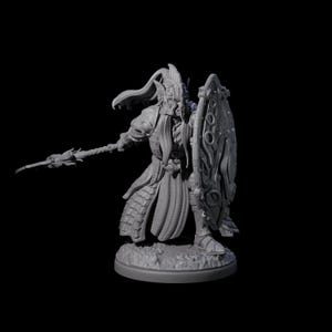 Pale Drow A Miniature for D&D, Dungeons and Dragons, Pathfinder and many other tabletop games